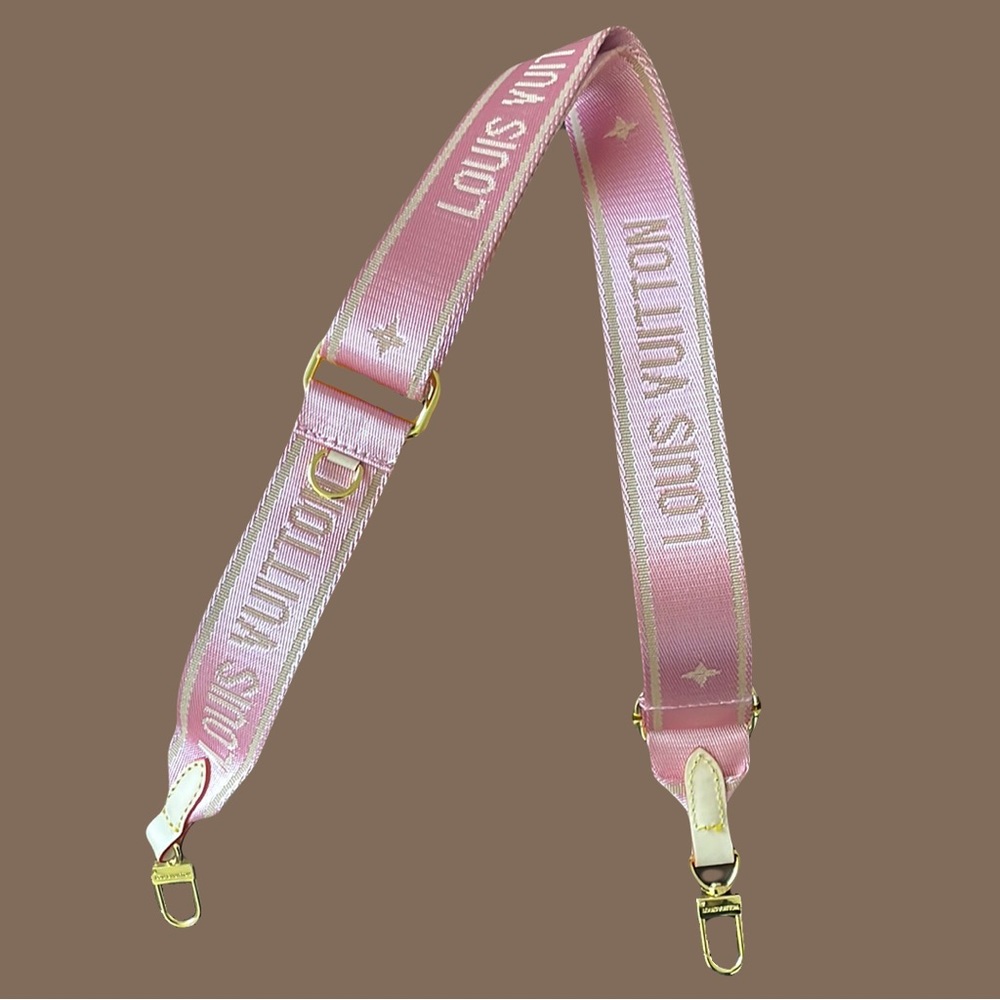 LV Multi Pochette Crossbody Strap Pink Rose